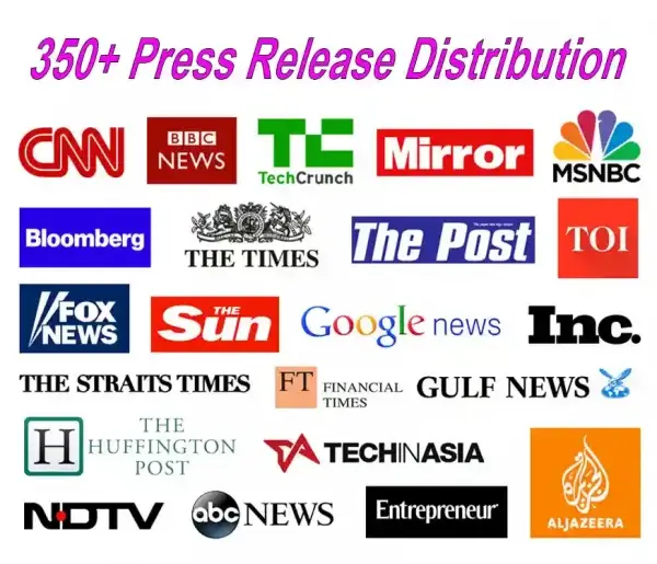 350+ Press Release Distribution