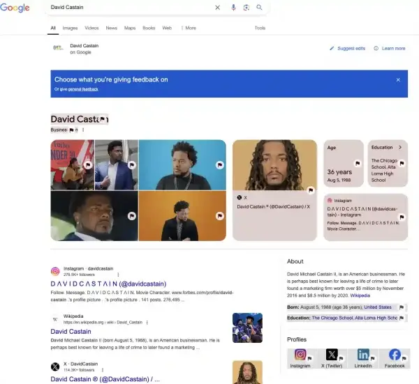 Google Knowledge Panel Update